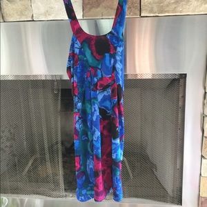 Medium multicolored blue express tank top